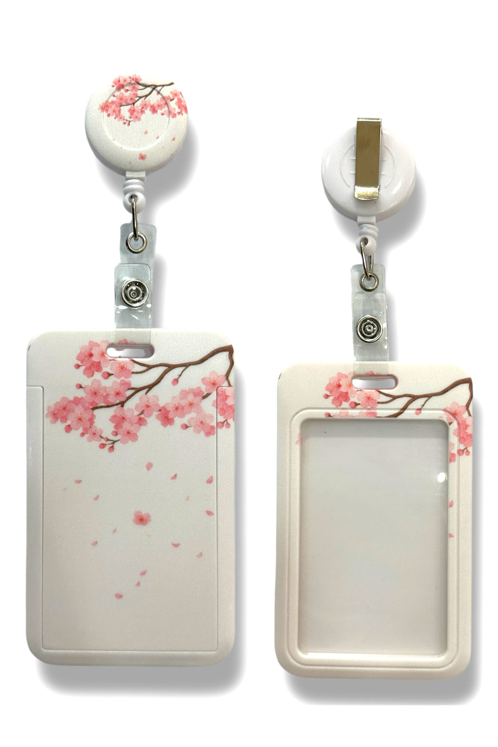 RoyalVance Japon Kiraz Çiçeği baskılı yoyo ve sürgülü kartlık seti - ürün görseli 1
