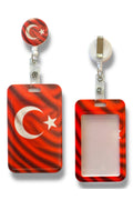 RoyalVance Türk Bayrağı baskılı yoyo ve sürgülü kartlık seti - ürün görseli 1