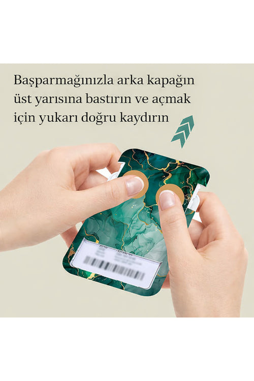 RoyalVance Fularlı Köpüş baskılı yoyo ve sürgülü kartlık seti - ürün görseli 2