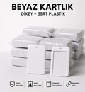 Beyaz Dikey Kartlık 120 Adet