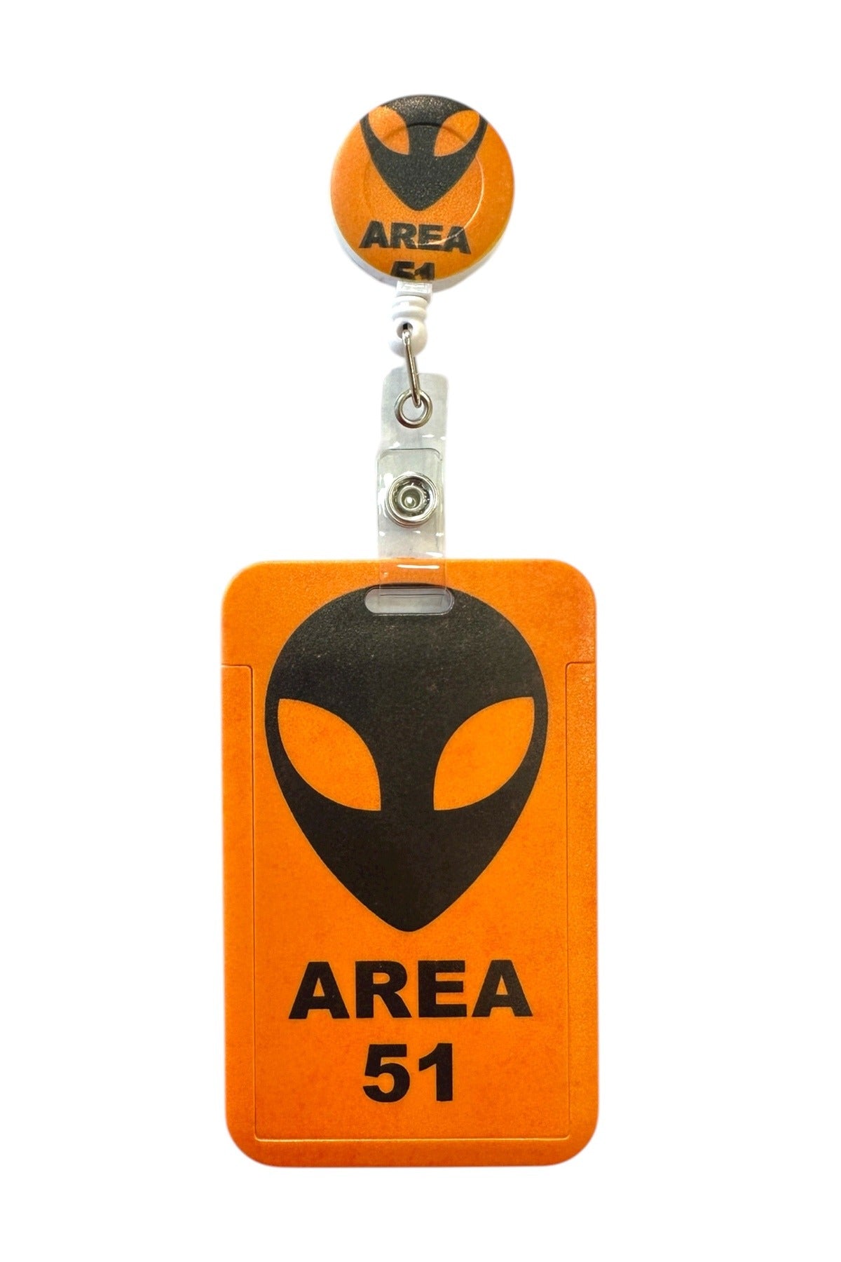 Yaka Kartı Yoyolu Kartlık Koruyucu Çekmeli Kart Tutucu Kartlık Area Yazılı