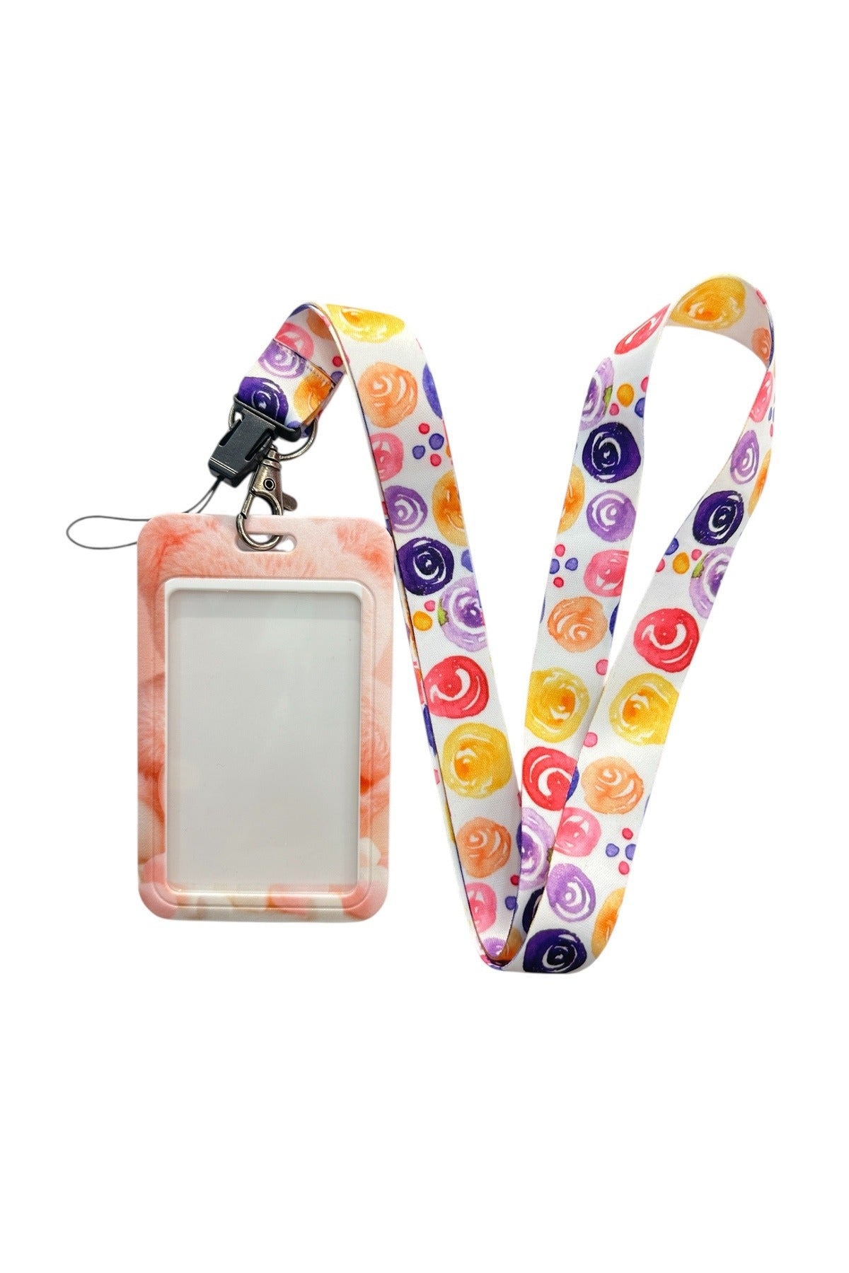 Yaka Kartı İpli Kartlık Koruyucu Askılı Kart Tutucu Kartlık Ayıcık Figürlü