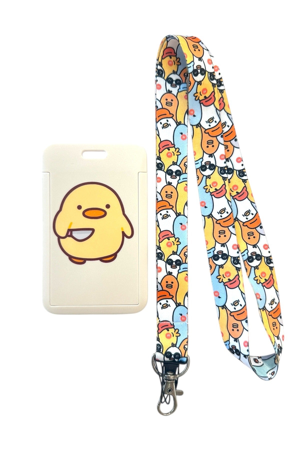 Yaka Kartı İpli Kartlık Koruyucu Askılı Kart Tutucu Kartlık Civciv Figürlü