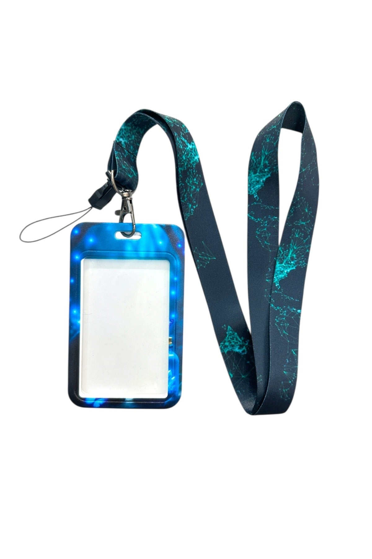 Yaka Kartı İpli Kartlık Koruyucu Askılı Kart Tutucu Kartlık Kedi Ve Kelebek