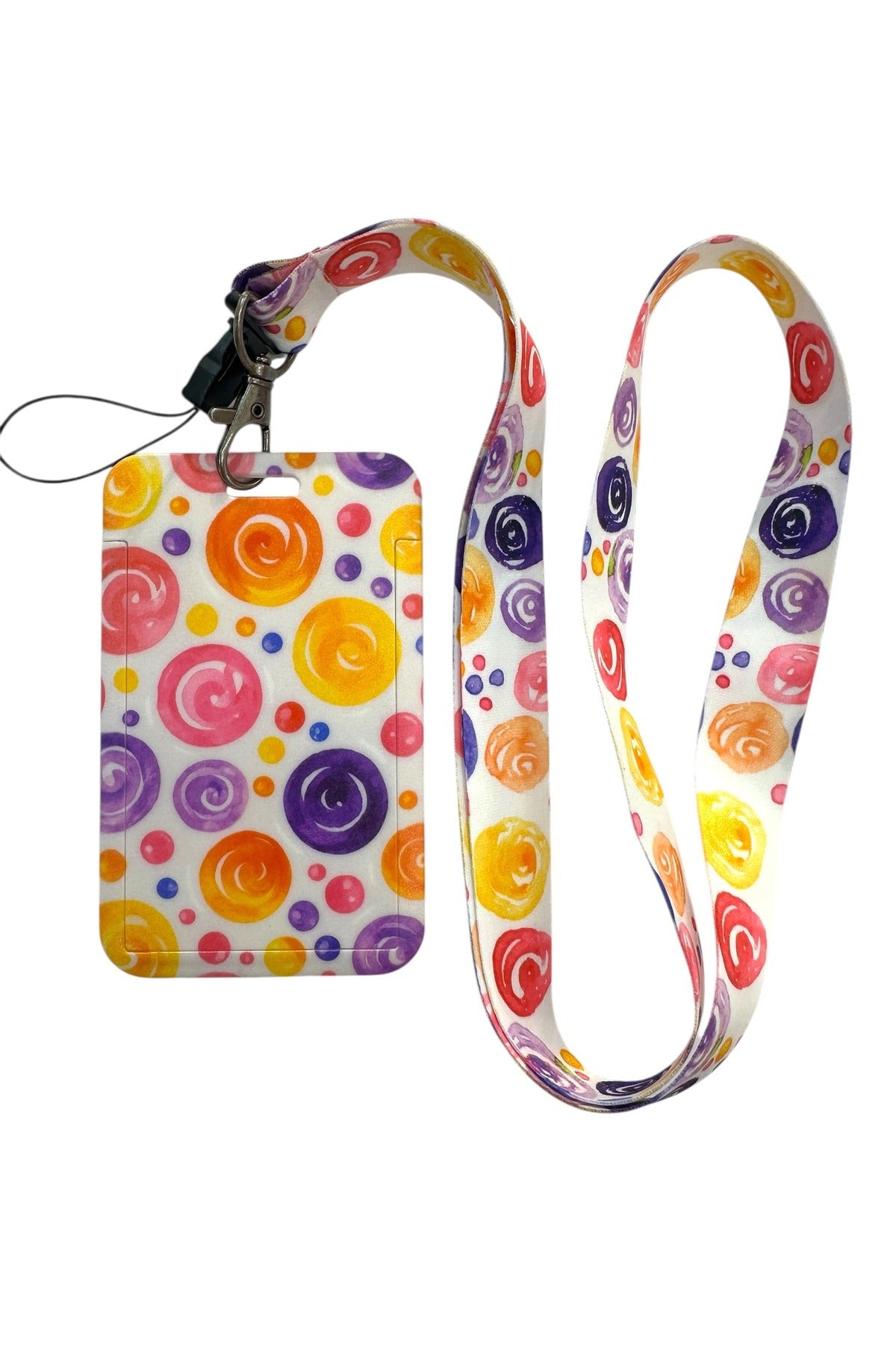 Yaka Kartı İpli Kartlık Koruyucu Askılı Kart Tutucu Kartlık Renkli