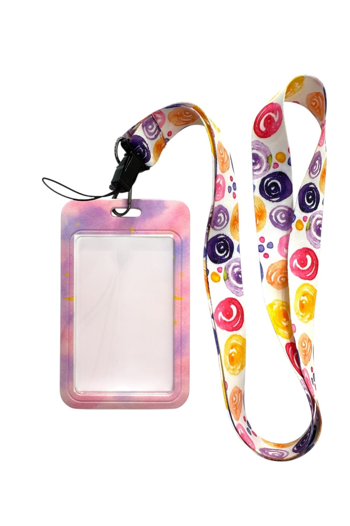 Yaka Kartı İpli Kartlık Koruyucu Askılı Kart Tutucu Kartlık Tarot Güneşi