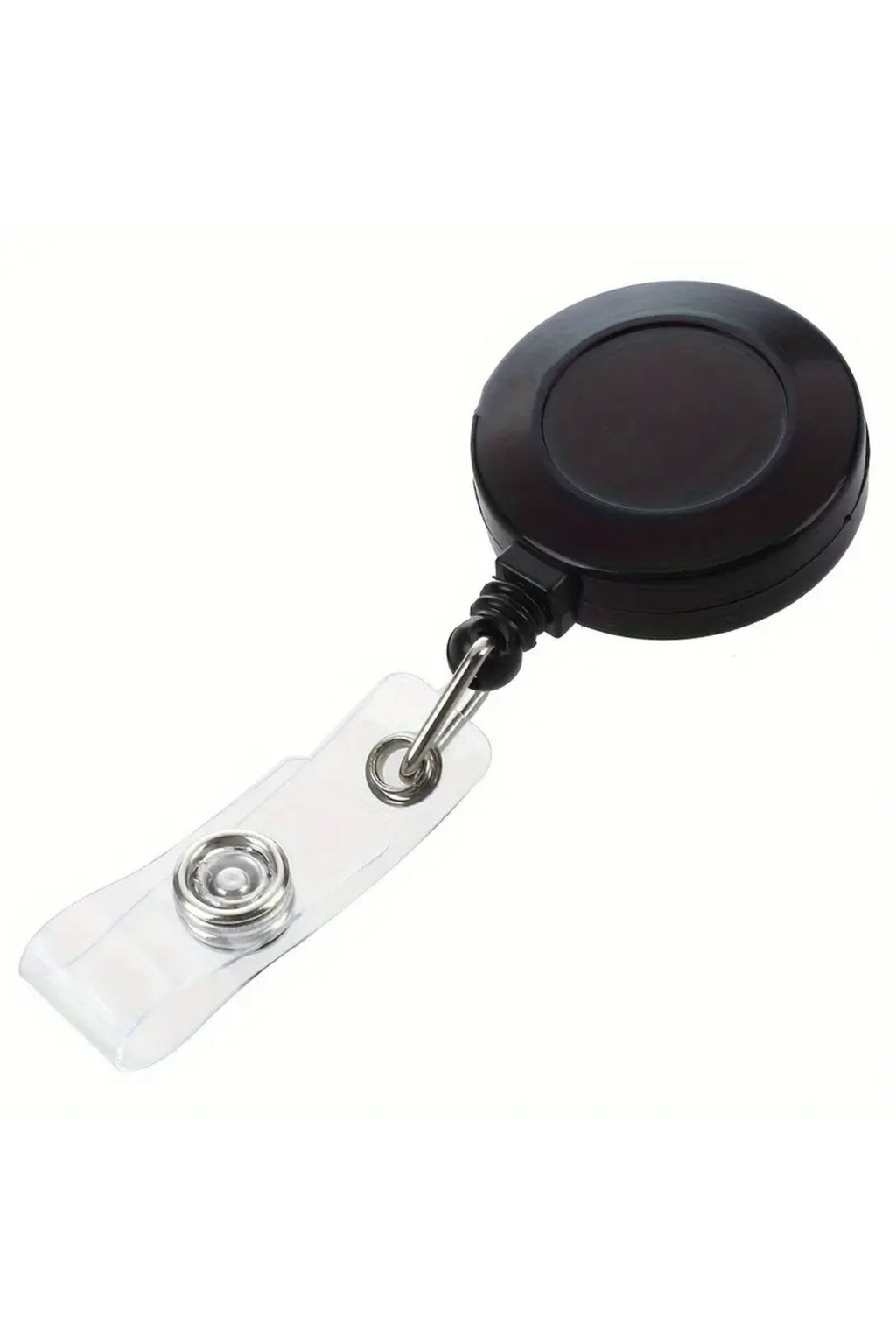 Siyah Yoyo Yaka Kartlığı Çekmeli Kart Tutucu Yoyo